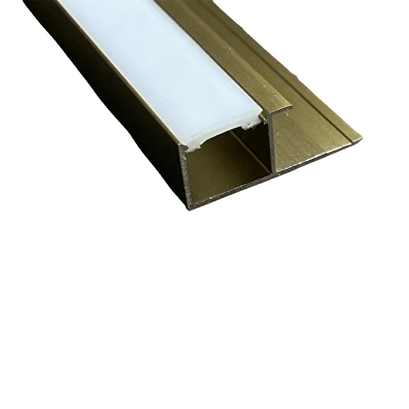 X8 Garis Aluminium LED Flush-Mount Mulus untuk Pekerjaan Tukang Kayu Interior Modern